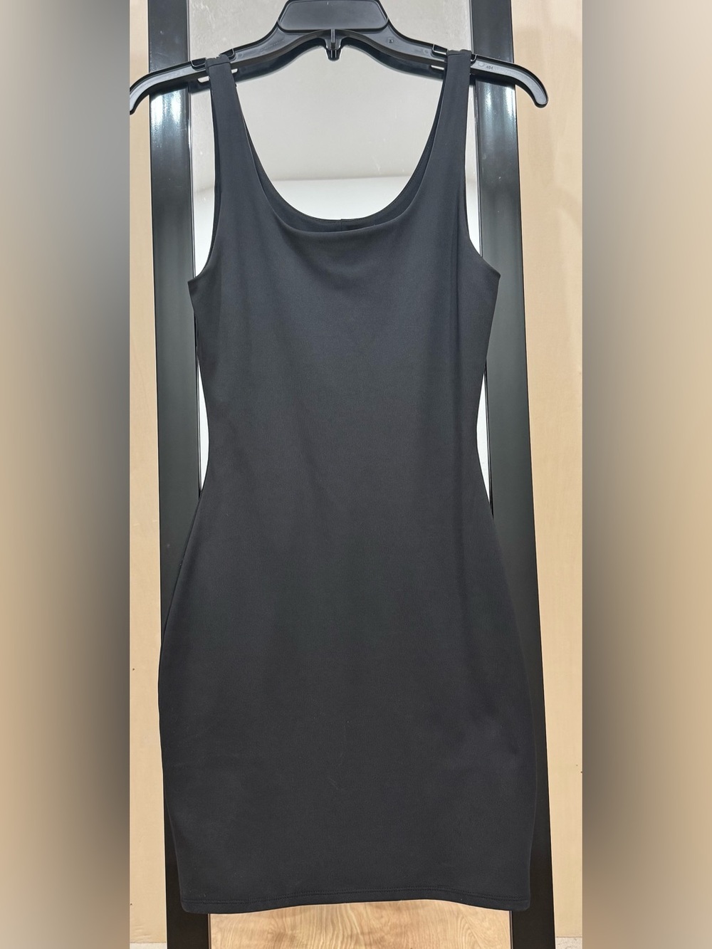 Express Body Contour Mini Black Sleeveless Dress. Size XS